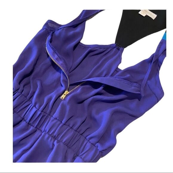 Nicki Minaj Color Block Romper Small Blue Purple - Picture 10 of 14